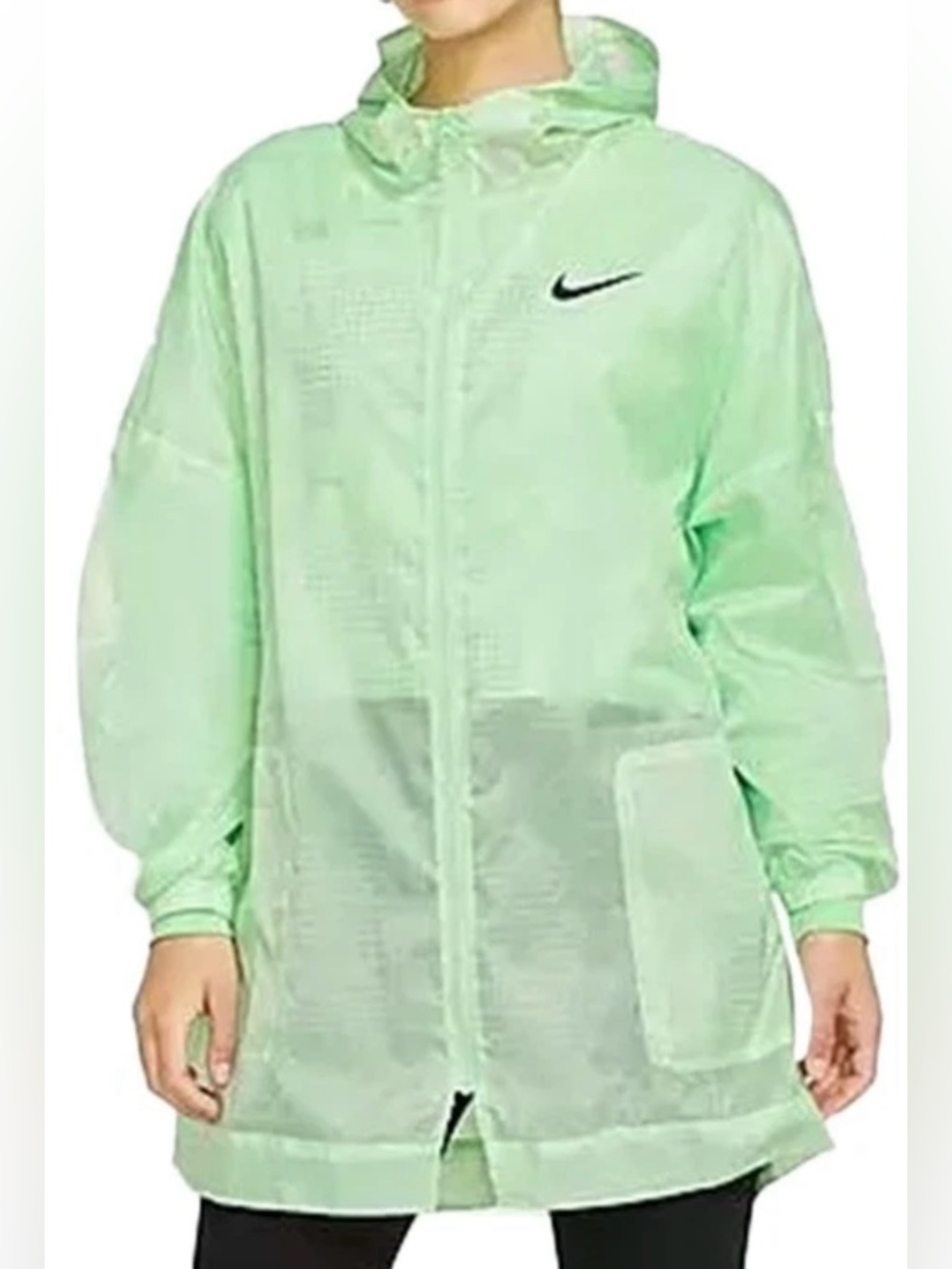 Nike Sportswear Indio Woven Jacket Womens Sm Mint Green Lightweight Oversized